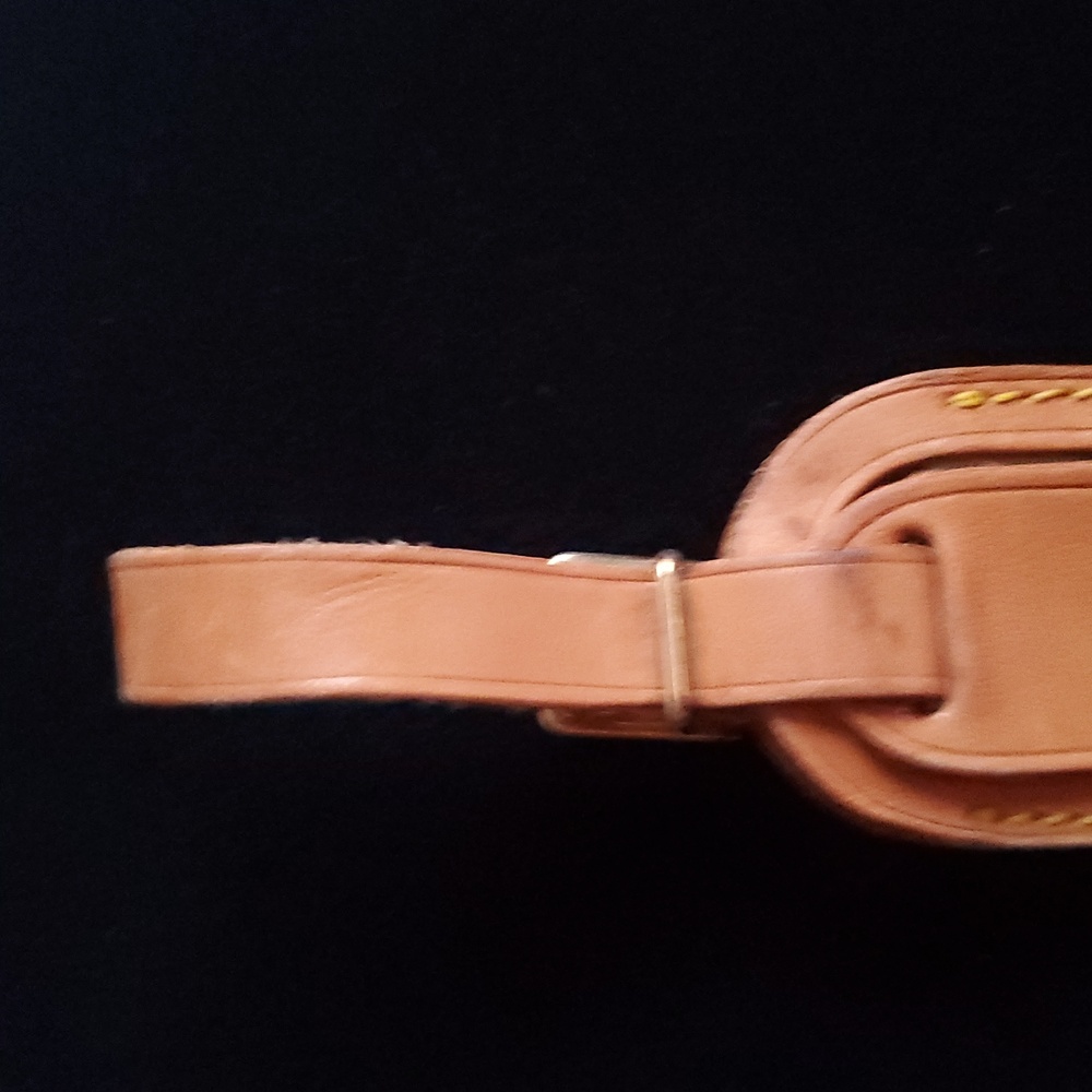Louis Vuitton Leather Luggage Tag - Picture 3 of 13
